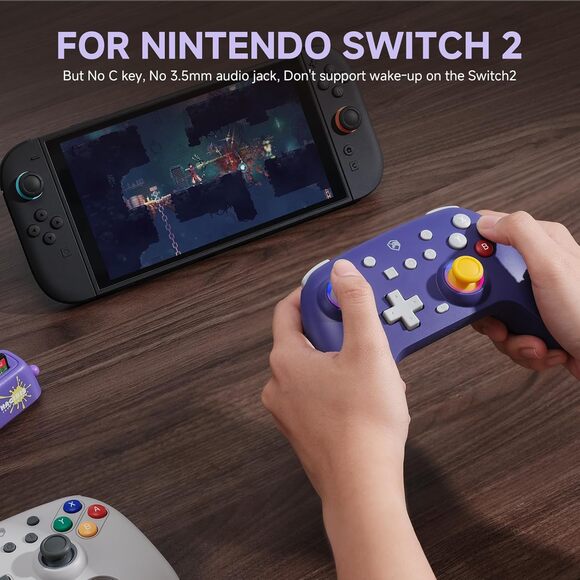 ECHTPower Switch Controller Wireless Pro RGB Turbo Retro Gamepad for Switch 2 - Picture 2 of 8